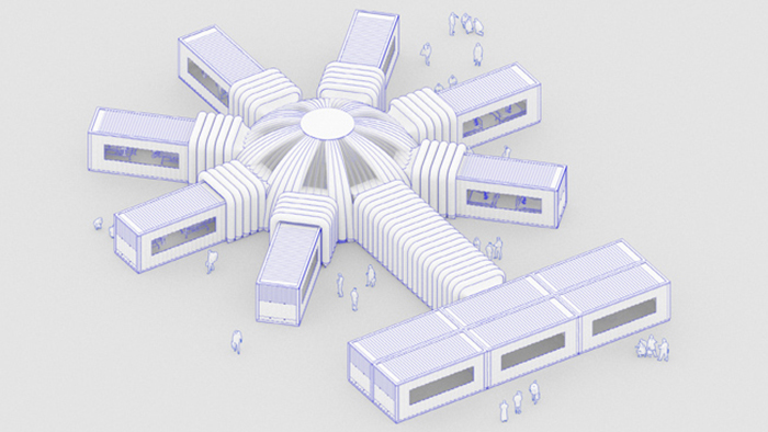 Emergency COVID-19 Field Hospital Configuration 1