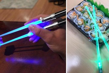 Lightsaber chopsticks