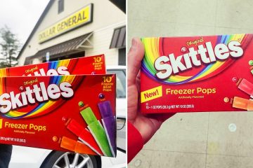 Skittles freezer Pops