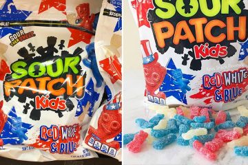 Sour Patch Kids Red, White and Blue Mix Bag