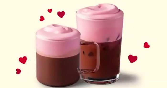 Starbucks’ Pink Berry Hot Chocolate