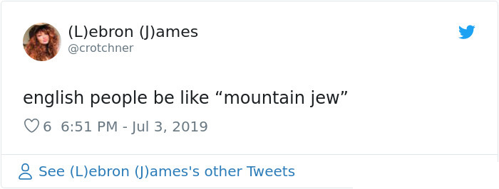 british accent mountian jew