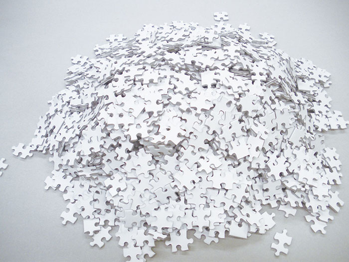 jigsaw blank puzzle pure white 2000 pieces