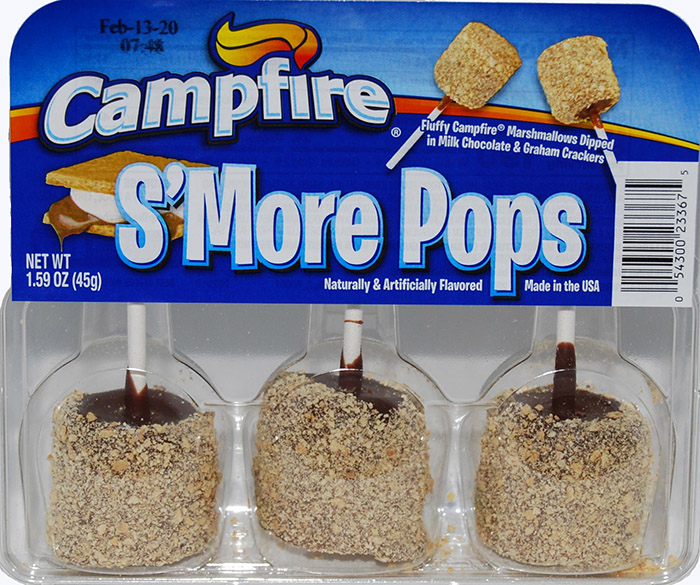 pack of campfire s'more pops