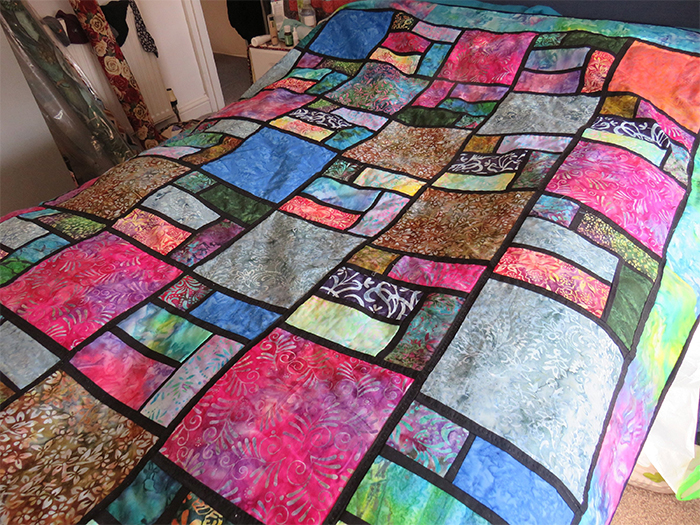 patchwork batik quilt-making