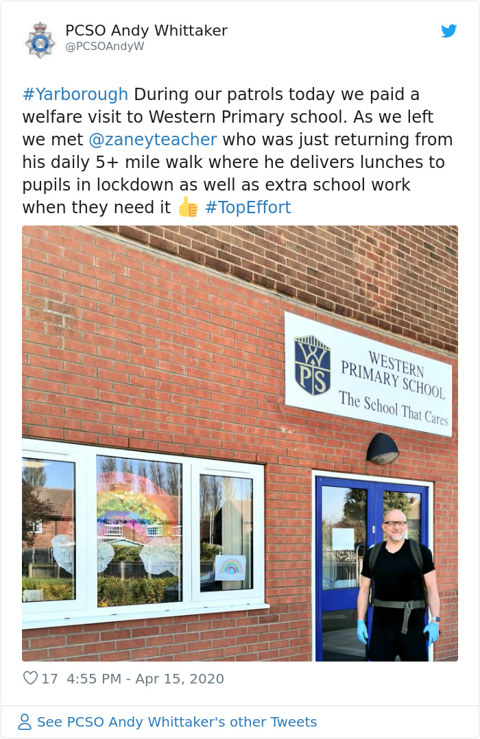 pcso grimsby comment on grimsby heroic teacher