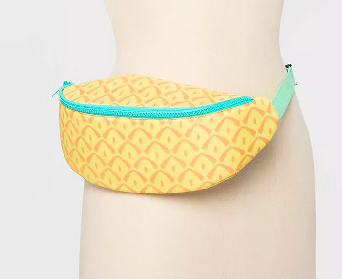 pineapple fanny pack cooler summer