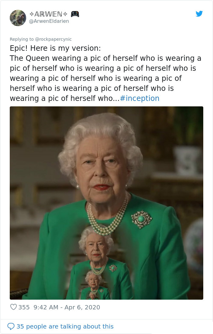 the queen of england memes inception