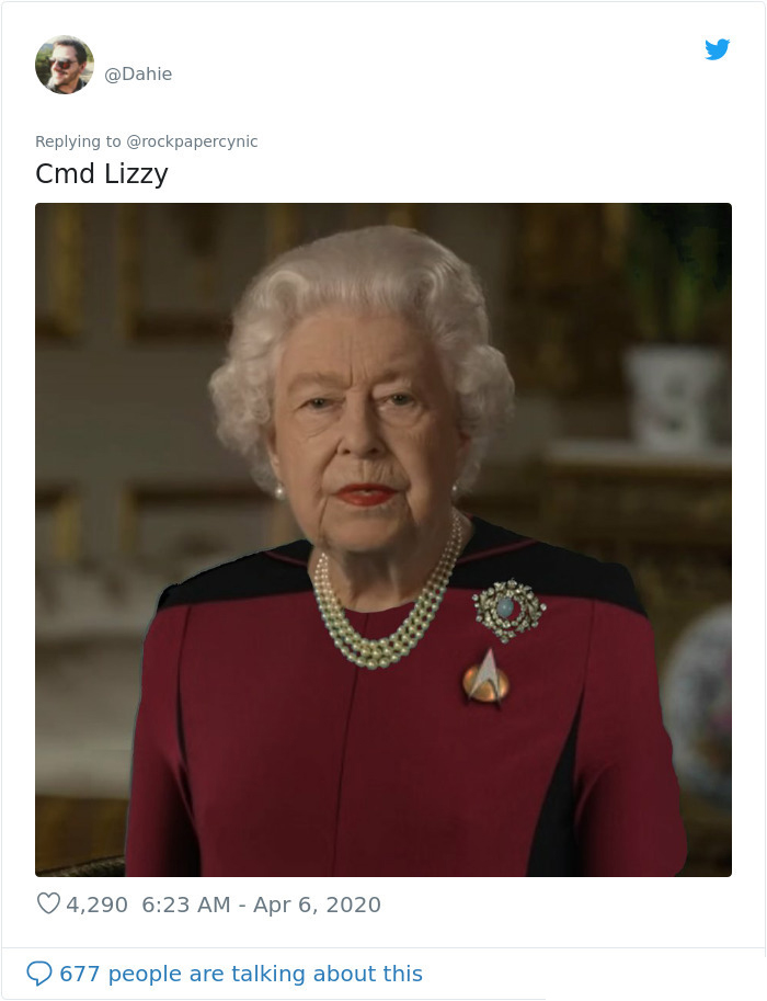 the queen of england memes star trek