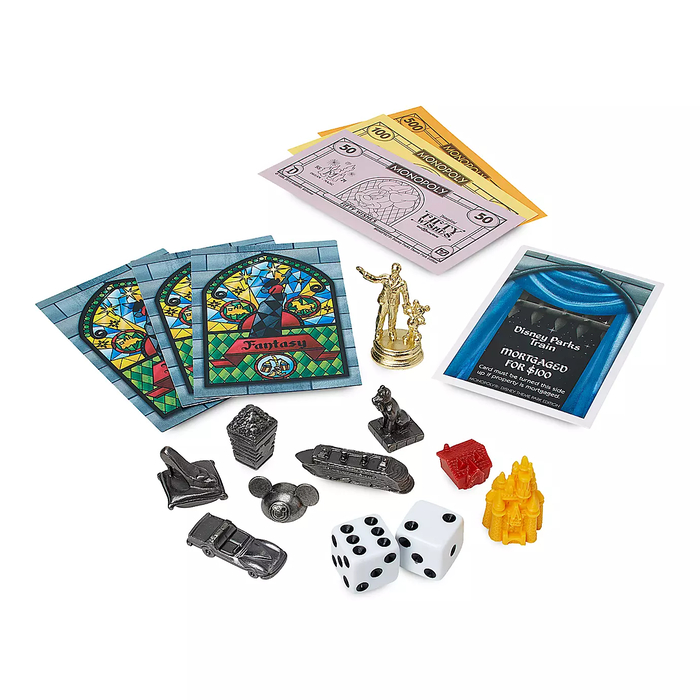 Disney Theme Parks Monopoly Set Inclusions