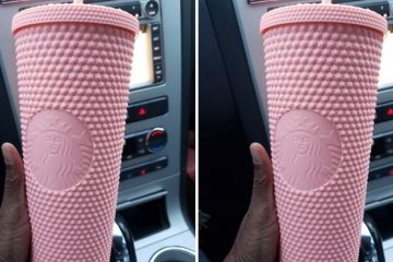 Starbucks Studded Matte-Pink Tumbler