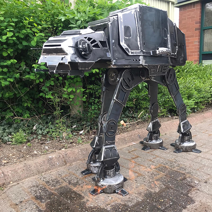 at-at bbq grill star wars