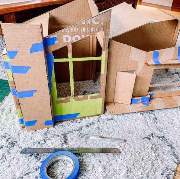 cardboard cat house gentry sanders