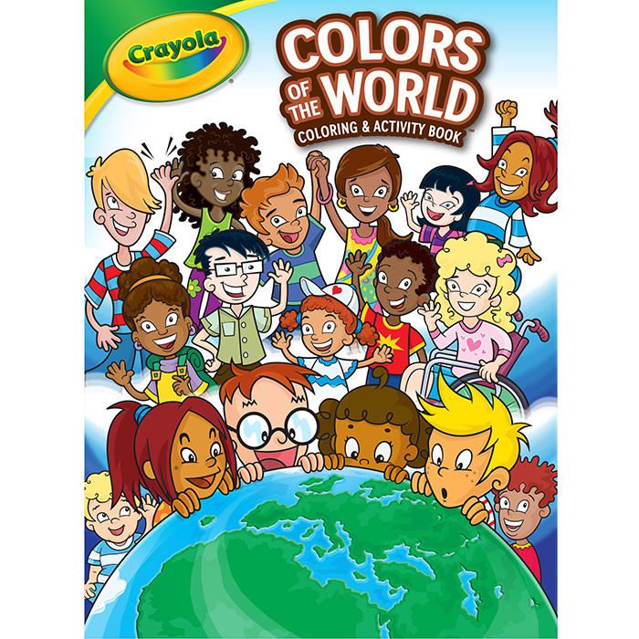 crayola colors of the world coloring book