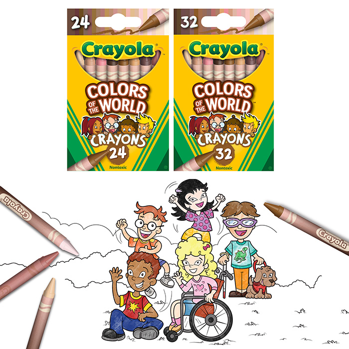 Crayola launches multicultural 'Colors of the World' crayons