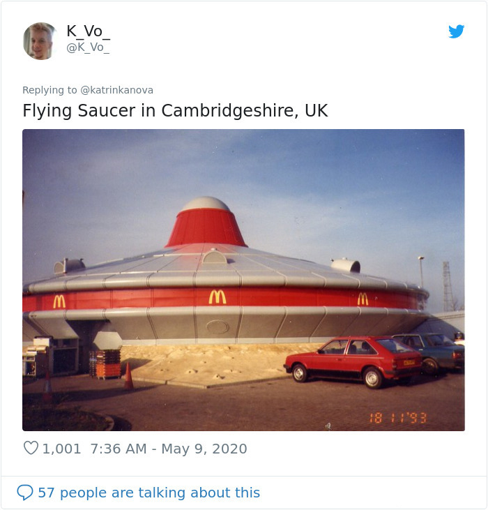 flying saucer fast-food restaurant cambridgeshire