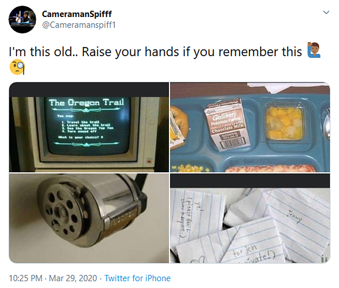 i am this old tweet 90s things