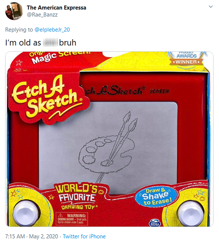 i am this old tweet etch a sketch