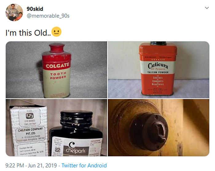 i am this old tweet old-school things