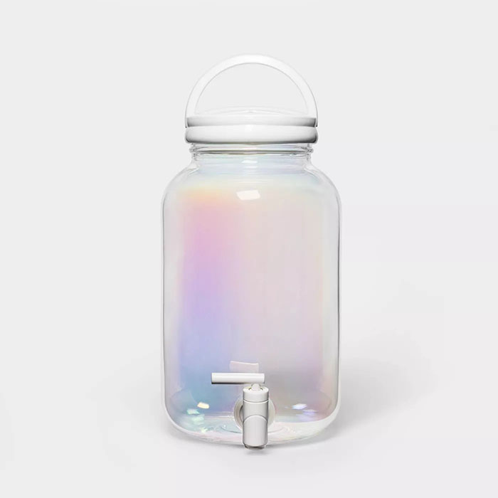 iridescent 146oz drink dispenser