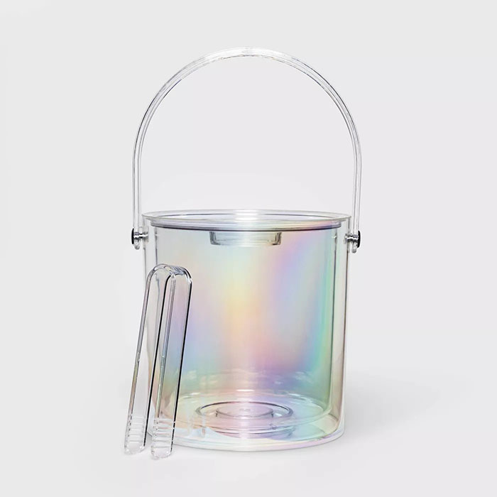 iridescent ice bucket