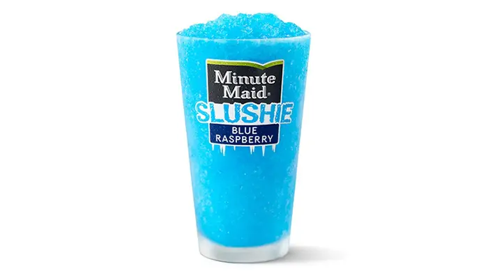 mcdonald's minute maid slushie blue raspberry