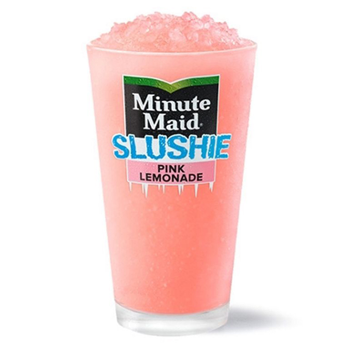 mcdonald's minute maid slushie pink lemonade