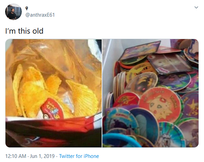 nostalgia 90s things pokemon cards snack freebies