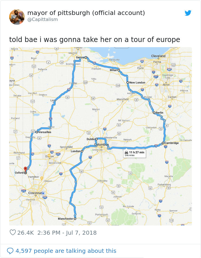 ohio european name cities tour