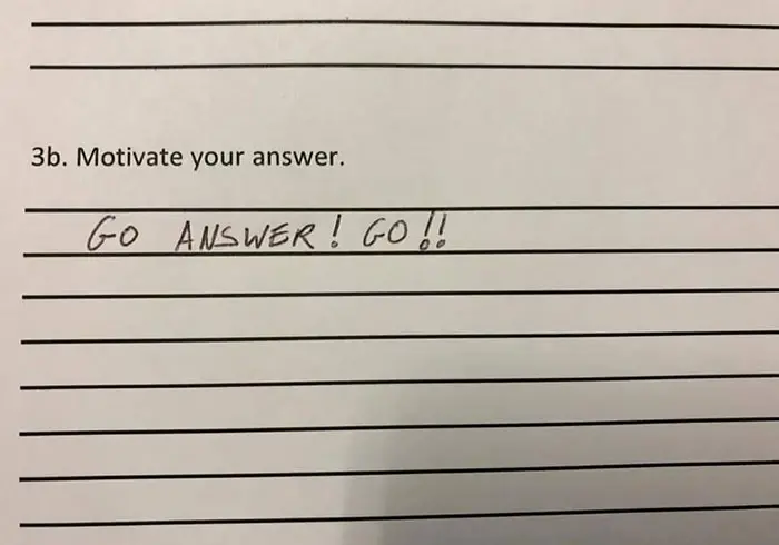 people take instructions literally go answer