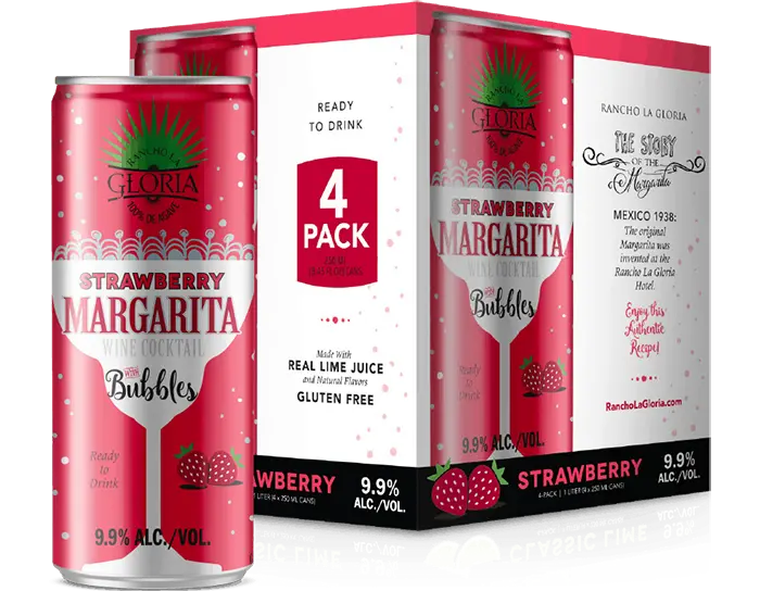 rancho la gloria strawberry margarita in cans