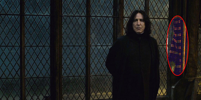 Gryffindor Scarf in Snape's Death Scene