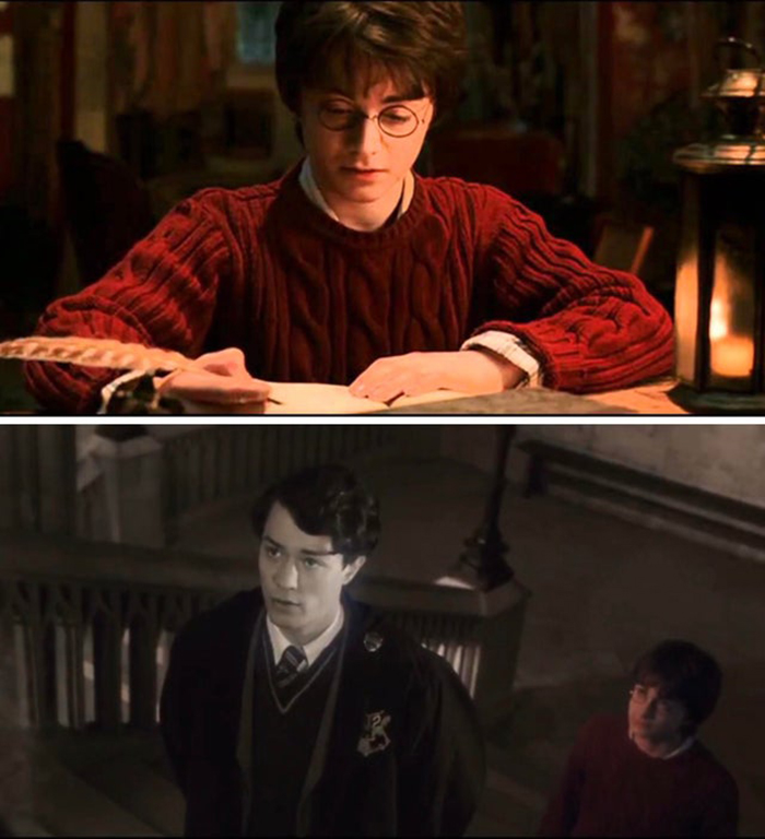 Harry Potter and the Chamber of Secrets Harry in Tom Riddles Diary Scene
