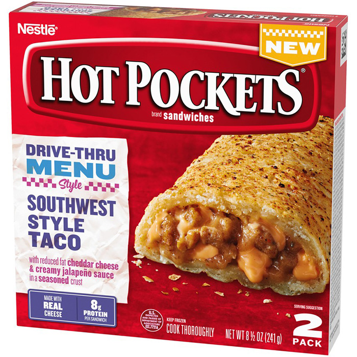 Hot Pockets Drive-thru Menu Style Southwest Style Taco