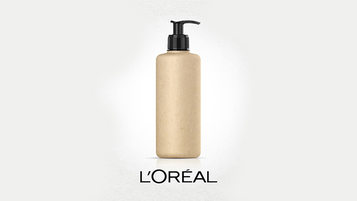 Loreal Plant-based Bottle Packaging