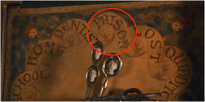 Prison Option in Molly Weasleys Magical Clock