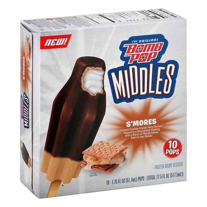bomb pop middles s'mores