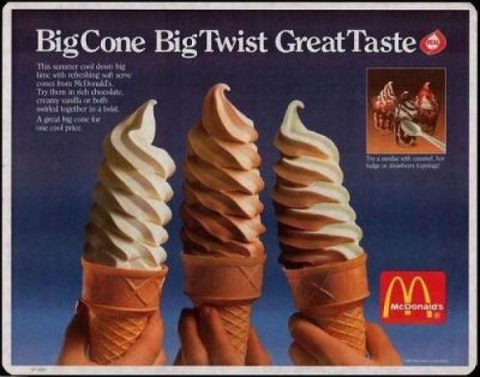 fast food chain twist cones