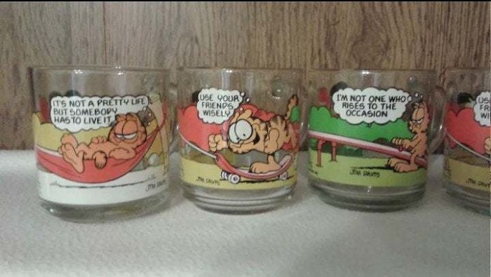 garfield mugs