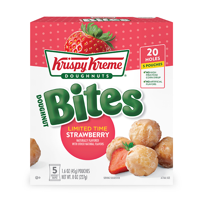 krispy kreme doughnut bites strawberry