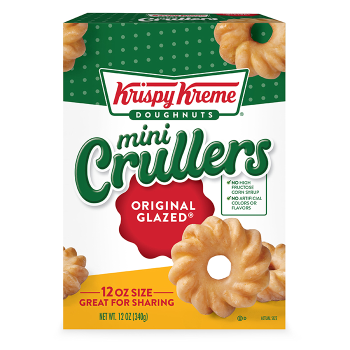 krispy kreme mini crullers original glazed