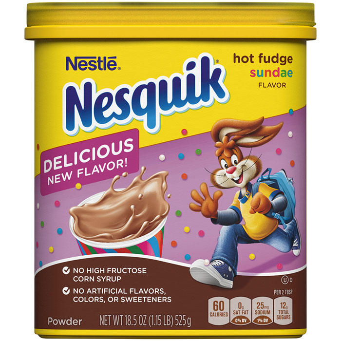 nesquik hot fudge sundae flavor
