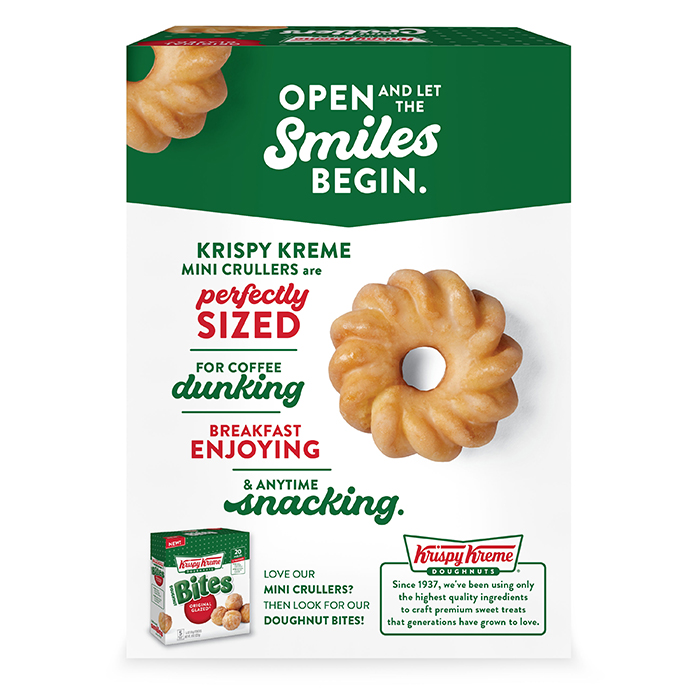 original glazed mini crullers box