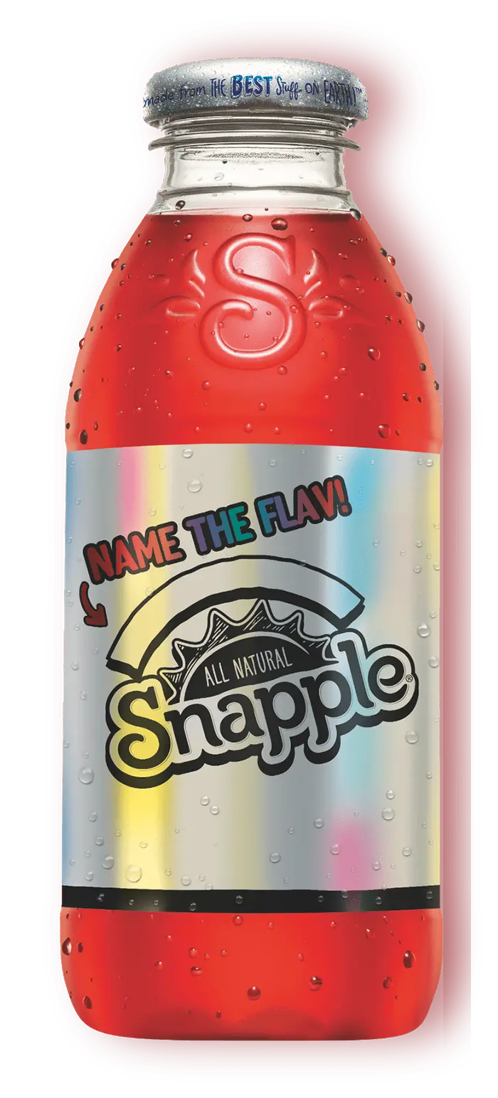 snapple mystery flavor name the flav