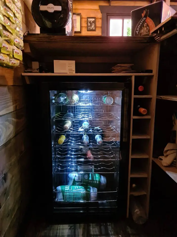 the drunken crab wine fridge