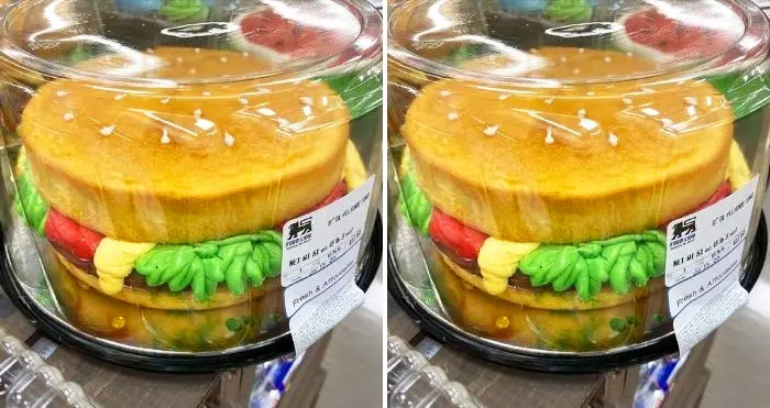 Cheeseburger cake