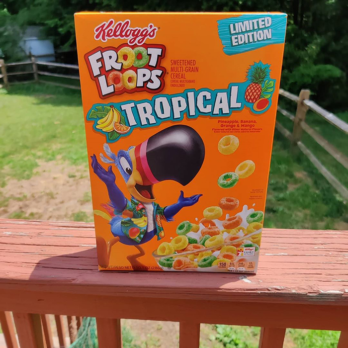 Froot Loops Integrates The Iconic And Colorful Loops Into This