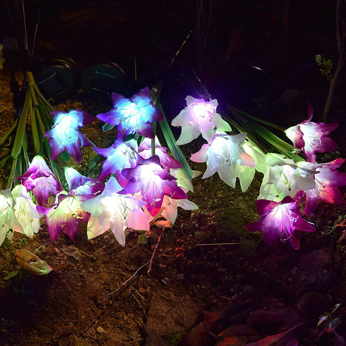 Illuminating Faux Lily Decoration