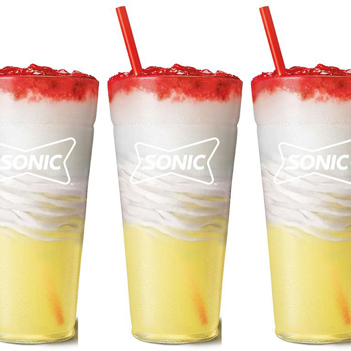 SONIC Lemonberry Slush Float