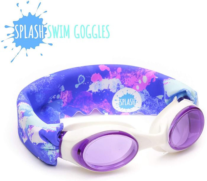 Splash Swim Goggles Unicorn Splashes Print